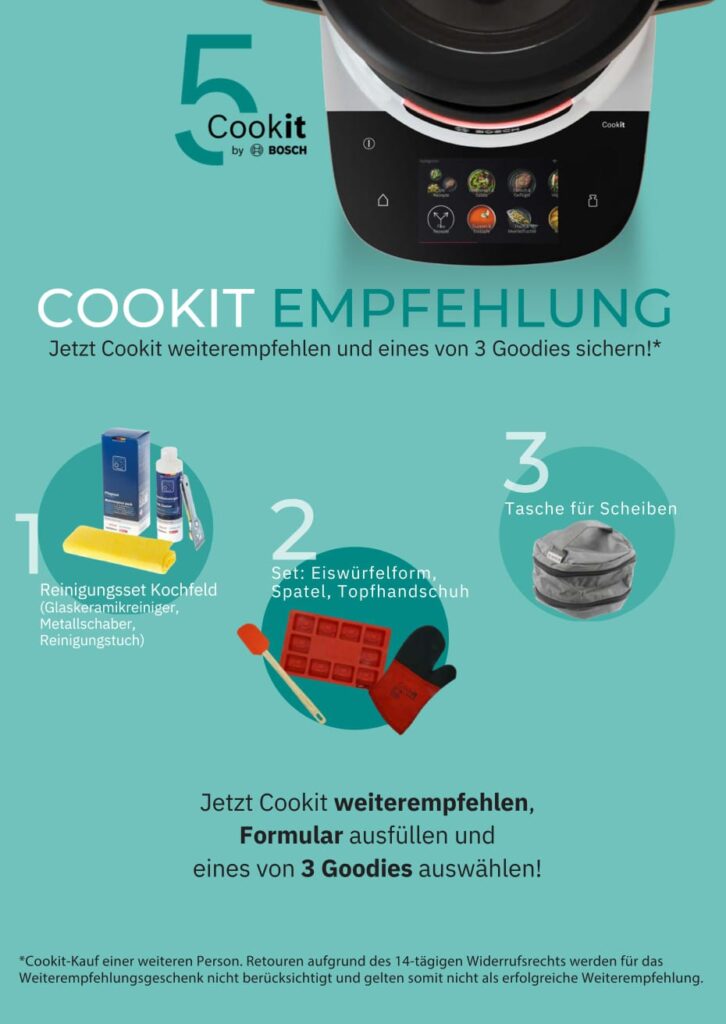 Cookit Weiterempfehlung Flyer