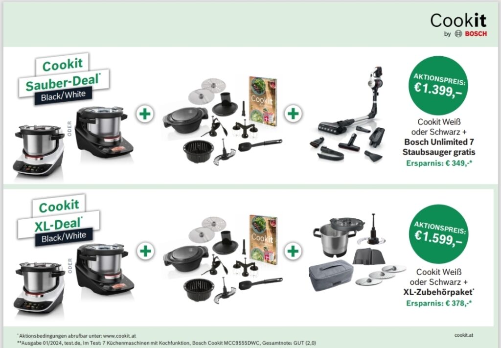 Cookit Aktion Staubsauger